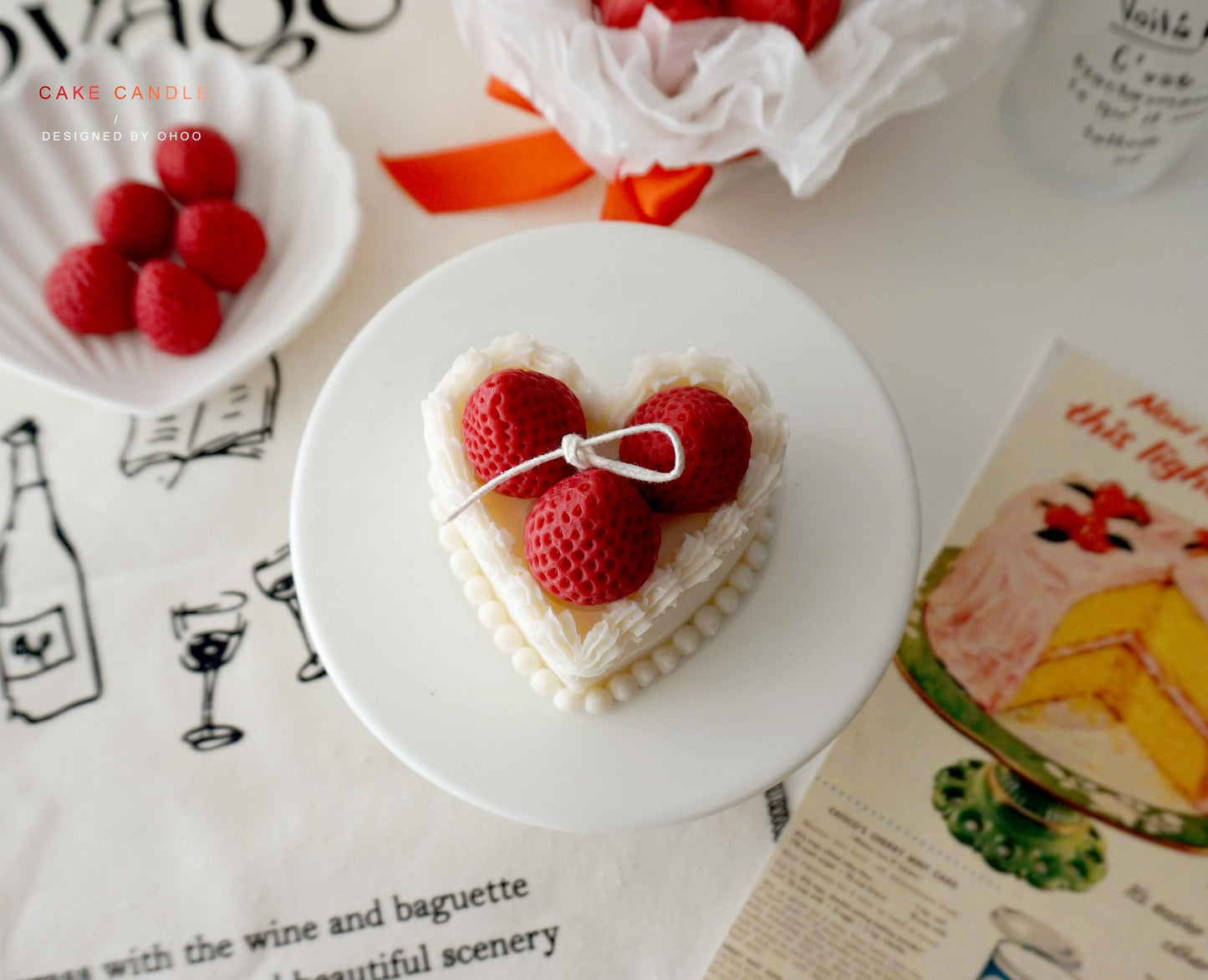 Strawberry Cake Soy Wax Candle