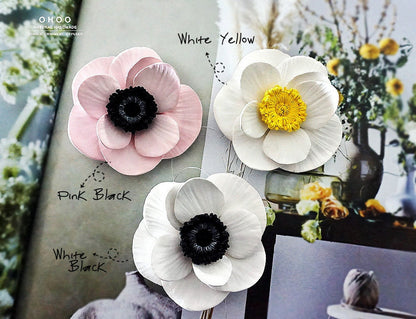 Anemone Flower Car Air Freshener