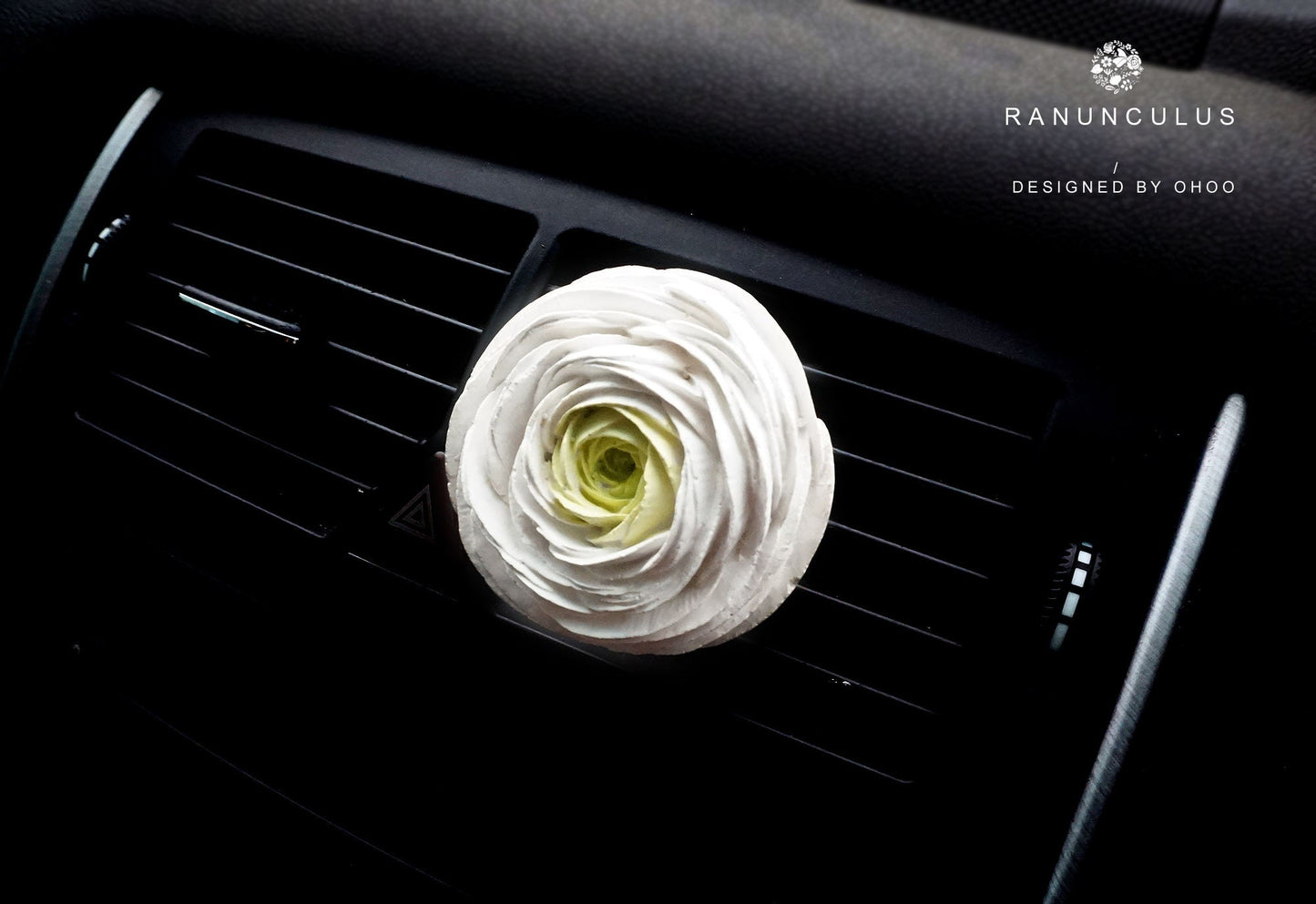 Ranunculus Flower Car Air Freshener