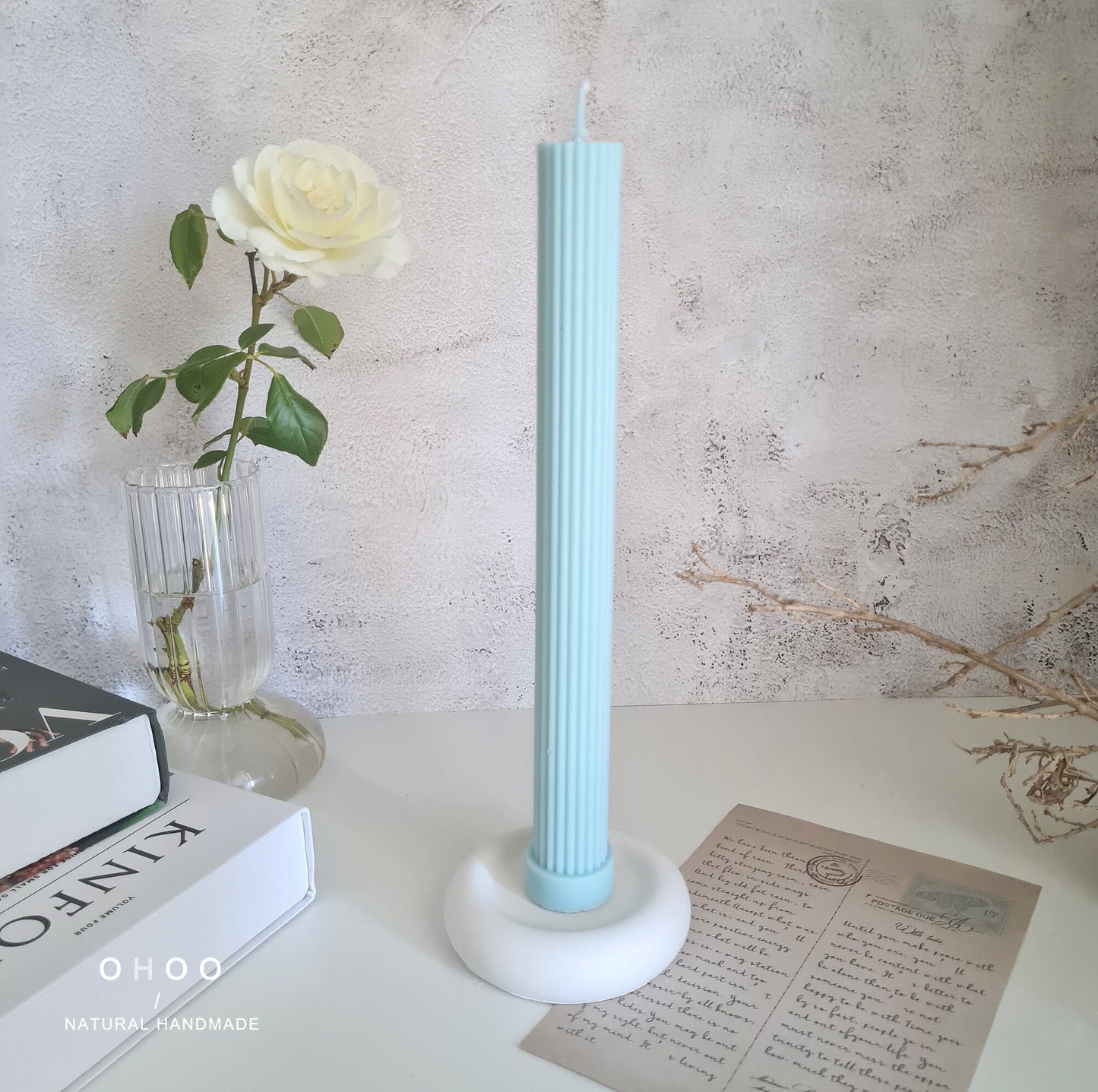 Roman Ribbed Soy Wax Candle