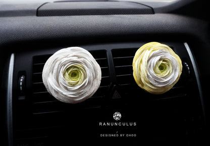 Ranunculus Flower Car Air Freshener