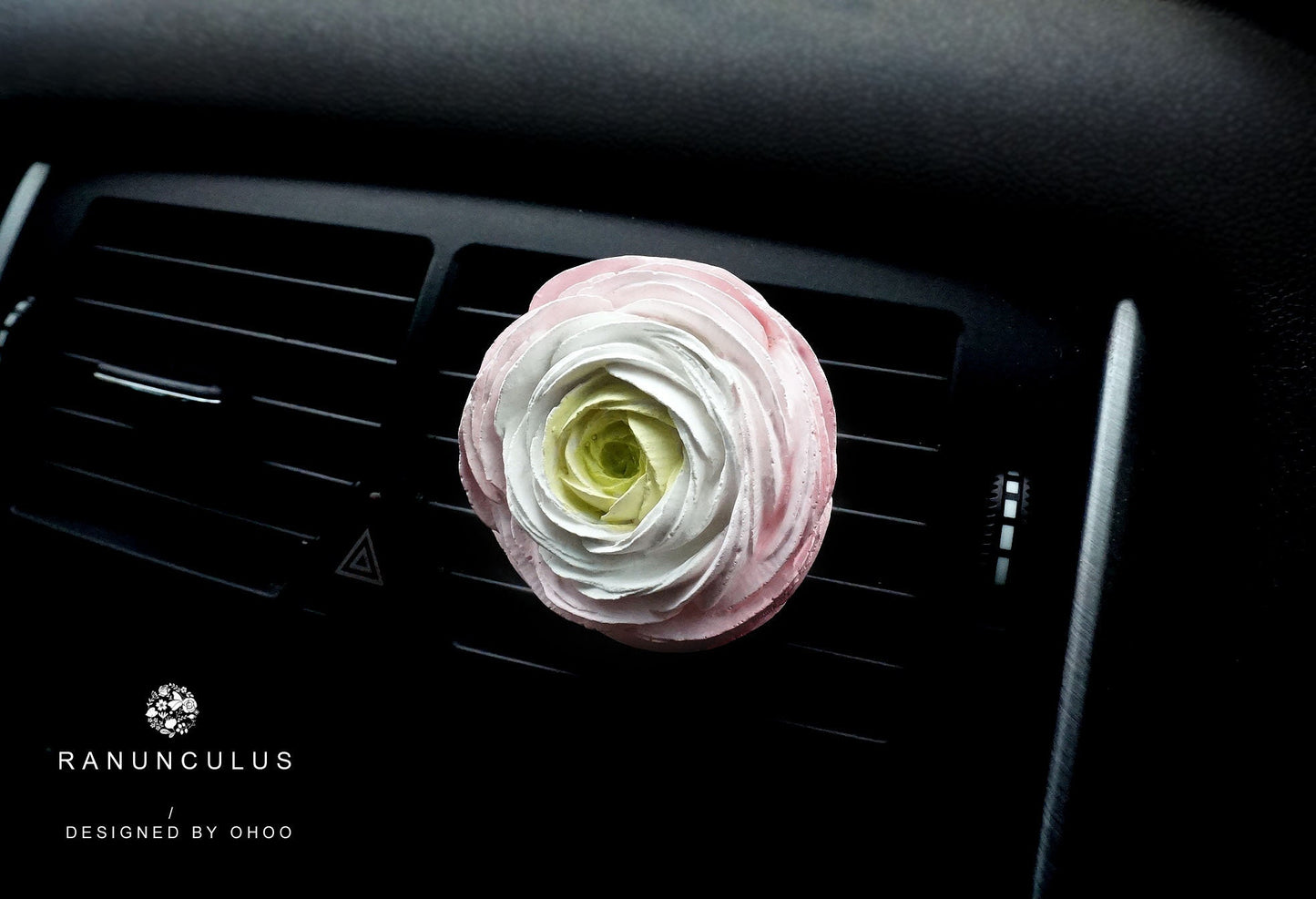 Ranunculus Flower Car Air Freshener