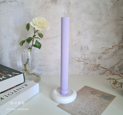 Roman Ribbed Soy Wax Candle