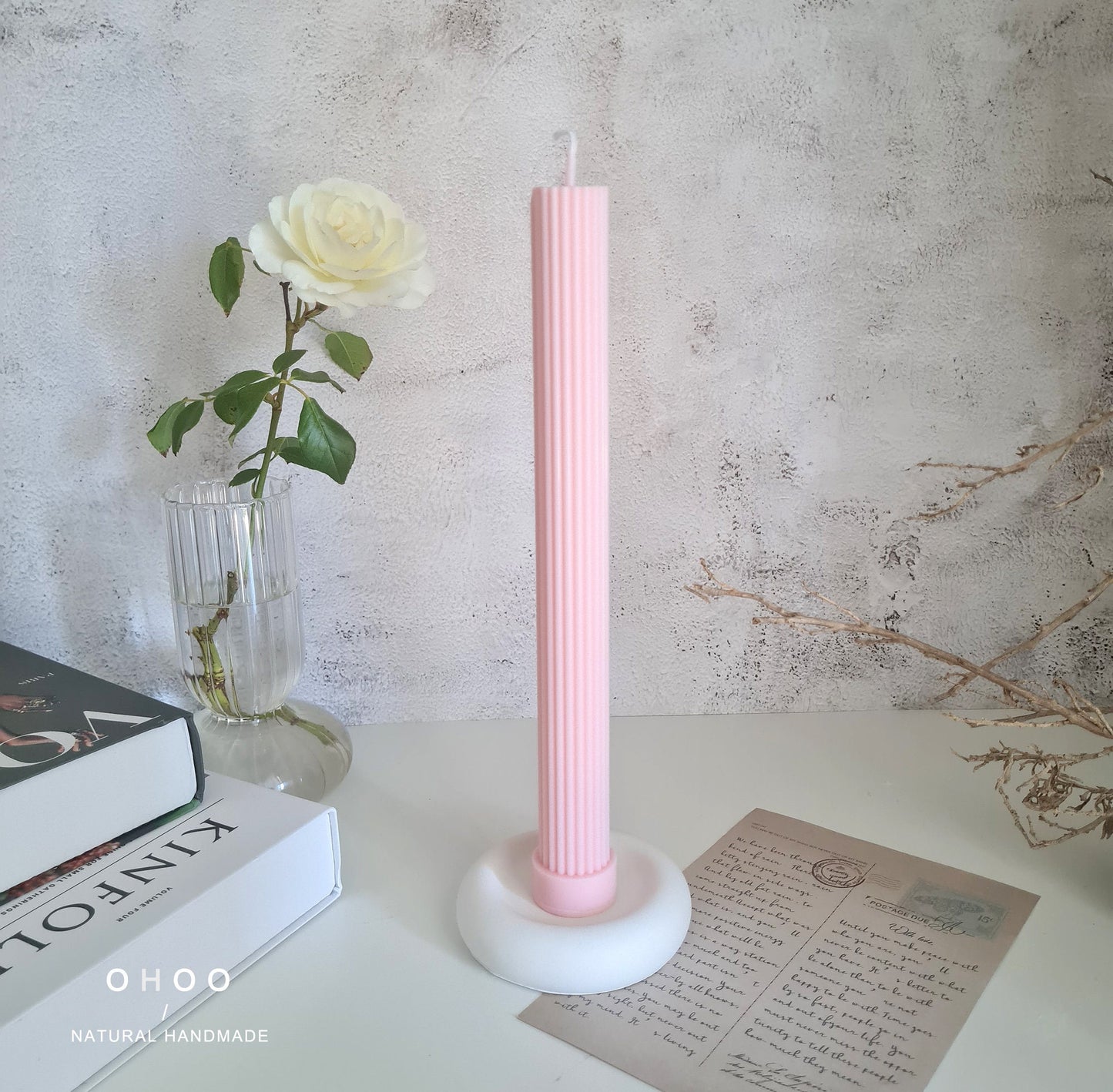 Roman Ribbed Soy Wax Candle