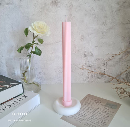 Roman Ribbed Soy Wax Candle