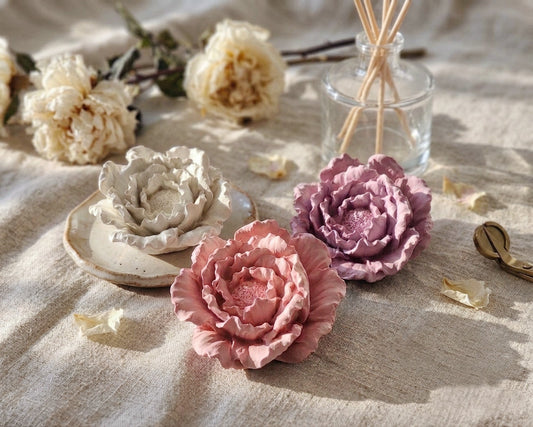 Peony Flower Car Air Freshener
