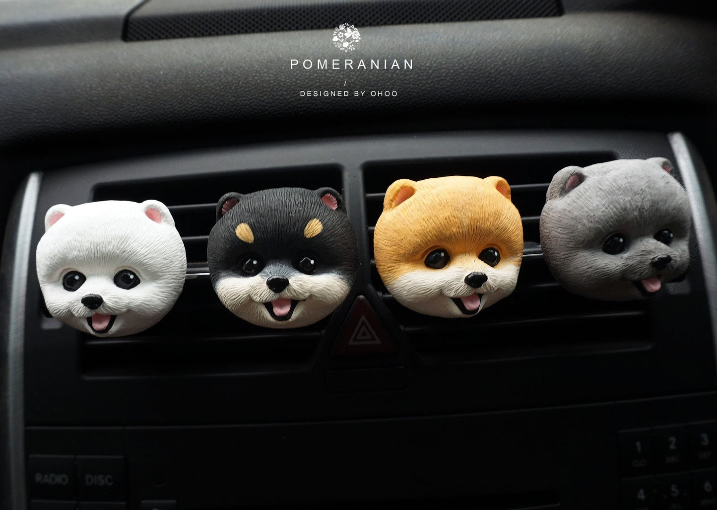 Pomeranian Car Air Freshener