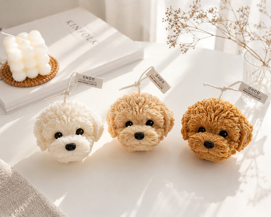 Poodle & Bichon Dog Candle