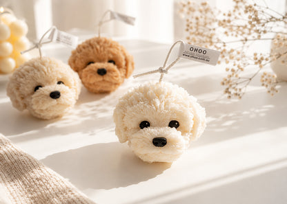 Poodle & Bichon Dog Candle