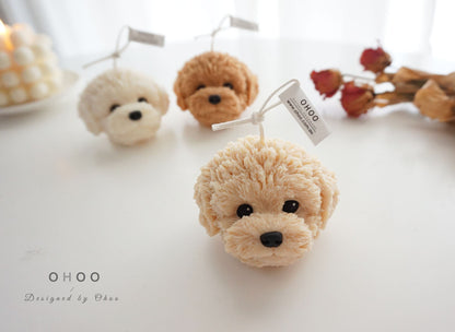 Poodle & Bichon Dog Candle