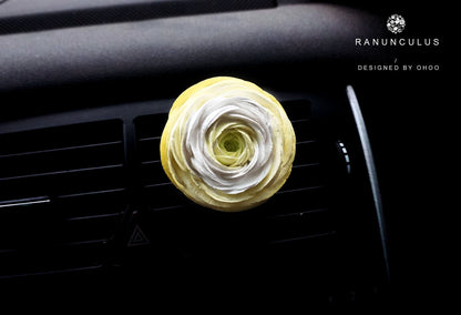Ranunculus Flower Car Air Freshener