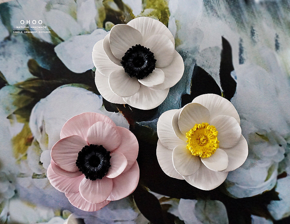 Anemone Flower Car Air Freshener