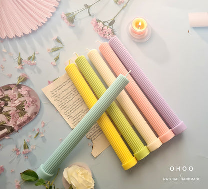 Roman Ribbed Soy Wax Candle