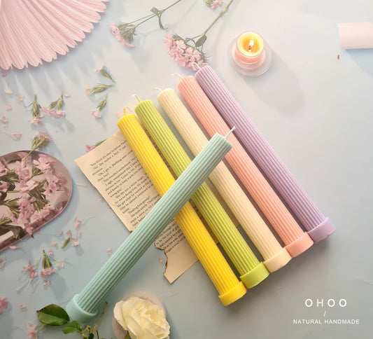 Roman Ribbed Soy Wax Candle