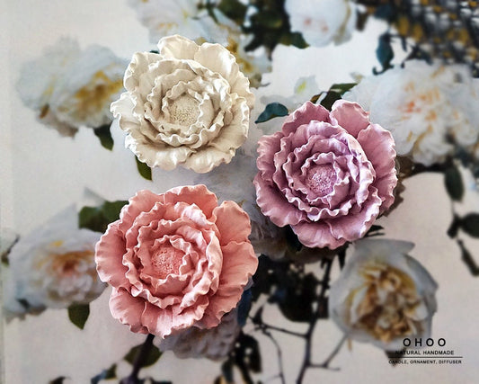 Peony Flower Car Air Freshener